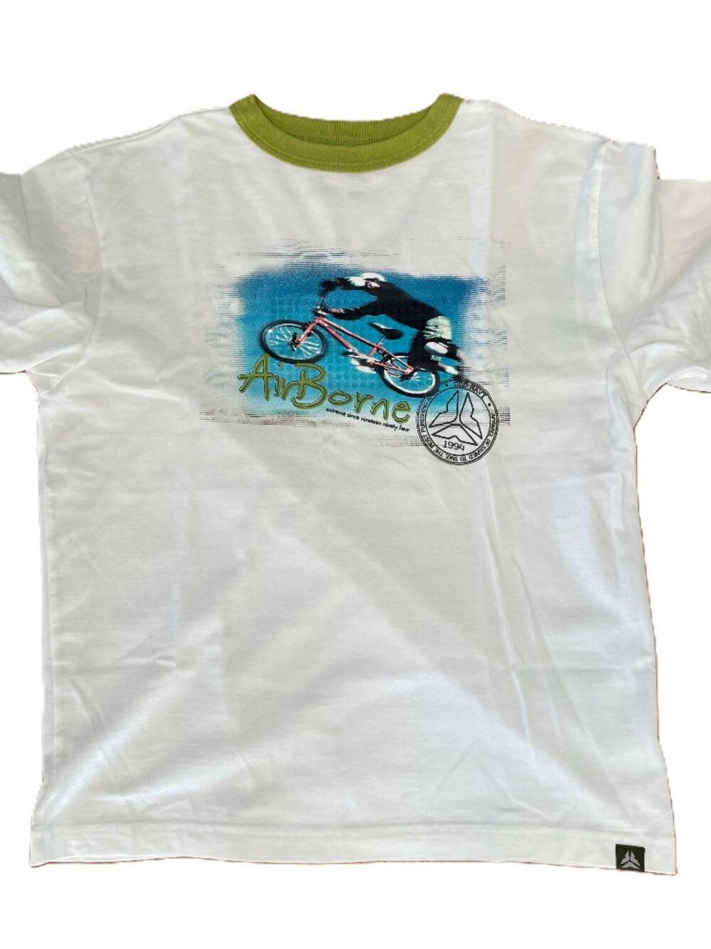 Old Navy Boys Graphic 1994 Air Borne Extreme T-Shirt Size L White New